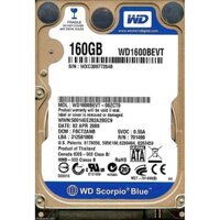 HDD LAPTOP 160G CŨ