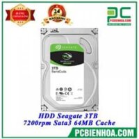 HDD Seagate 3TB 7200rpm, Sata3 64MB Cache