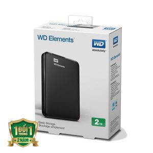 HDD Western Elements 2TB 2.5" USB 3.0 - WDBU6Y0020BBK