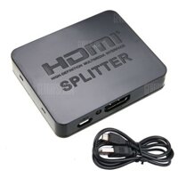 HDMI 1 In 2 Out 1080p 4K 1x2 Splitter Power Signal Amplifier Audio Video