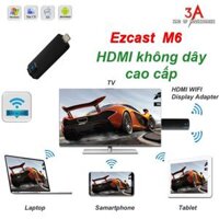 HDMI không dây cho điện thoại Iphone, ipad, samsung, pc ra tivi cao cấp Ezcast M6