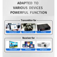 hdmi khong day HDMI khong day 1TX to 4RX Bộ ChuyểN ĐổI Không Dây 1080p 50m hdmi Sang tv / camera / pc / laptop . .