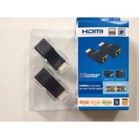 Hdmi to Lan 25 - 30m, kéo dài hdmi qua dây mạng Cat5e, Cat6 cho Camera Full HD