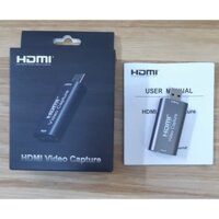 HDMI Video Capture USB 3.0 ghi chương trình vào Máy tính