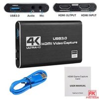 HDMI Video Capture USB 3.0 tích hợp Micro và Tai nghe - Phụ Kiện Công Nghệ