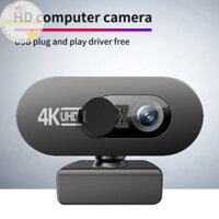 Hdmnatalie 4K Full HD Webcam Cho PC Web Camera Mới Mini Web Cam Có Micro USB Tự Động Lấy Nét Stream Camera Cho Máy Tính Laptop VN