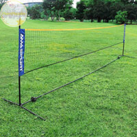 Hdmnatalie Giá đỡ lưới cầu lông ngoài trời Giá đỡ cầu lông gấp di động Tiêu chuẩn đơn giản Thép không gỉ dày VN