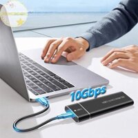 Hdmnatalie M2 Vỏ SSD NVMe USB3.1 Hộp đựng ổ cứng lưu trữ ngoài 10Gbps PCIe SSD Hộp cho NGFF SATA SSD Ổ cứng cho PC Laptop VN