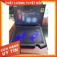 [HDMusictechnology] Đế Tản Nhiệt Quạt tản nhiệt Laptop Cooler S200 Pad 2 Quạt lớn, Đèn Led