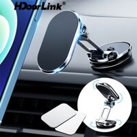 Hdoorlink 360° Xoay Từ Tính Giá Đỡ Điện Thoại Ô Tô Có Thể Điều Chỉnh Bảng Điều Khiển Giá Đỡ Điện Thoại Có Thể Gập Lại GPS Di Động Laptop Màn Hình Gắn