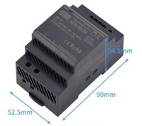 Hdr-60 Series HDR-60-5 HDR-60-12 HDR-60-15 HDR-60-24 100-240V AC sang DC 5V 12V 15V 24V 48V Đầu ra đơn DIN Rail Nguồn điện