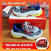 HÈ MUA LÀ SALE [TRỢ GIÁ SHIP] Giày Balen Triple S Đỏ Xanh Nam Nữ 2020 20200 :)