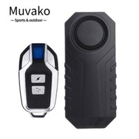 Hệ thống báo động an ninh xe MUVAKO, Chuông báo động xe đạp 113dB rung chống trộm, Quà tặng còi xe đạp không dây siêu to chống nước