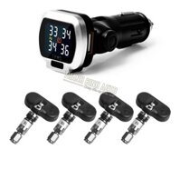 Hệ thống cảm biến cảnh báo áp suất lốp C32 gắn chân tẩu sạc