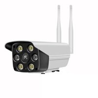 He thong camera an ninh Camera chống trộm dùng cho gia đình Camera C6 Cao Cấp Chuẩn IP65 Chống Nước  Đèn LED Hình Ảnh Có Màu Ban Đêm Đèn Hồng Ngoại Đàm Thoại Chống Trộm. Bảo Hành Lỗi 1 Đổi 1