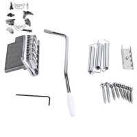Hệ Thống Cầu Tremolo Cho Fender Stratocaster SQ ST Đàn Guitar Điện Chrome Bạc Đàn Guitar Phụ Kiện Dây Khoảng Cách