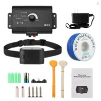 Hệ thống hàng rào thú cưng điện tử Hệ thống hàng rào chó điện không dây Hệ thống ngăn trữ thú cưng điện tử dưới lòng đất / trong lòng đất Max. 5000m2 Phạm vi hiệu quả có thể điều chỉnh với một pin