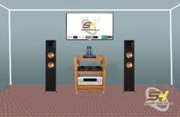 Hệ thống Karaoke và nghe nhạc Loa Klipsch RP-6000F II & Amply Denon DRA-800H
