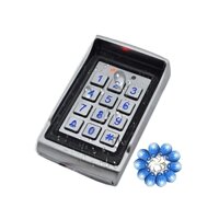 Hệ thống kiểm soát truy cập cửa chống nước 125KHZ Thẻ RFID Bộ điều khiển truy cập độc lập 1000 người dùng Đầu đọc thẻ kiểm soát truy cập