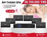 Hệ Thống Loa Bose Nghe Nhạc Cho Spa | 6 Loa Bose FS2SE