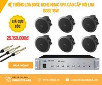 Hệ thống loa Bose nghe nhạc Spa cao cấp với loa Bose 16W