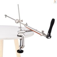 Hệ Thống Mài Dao Kèm 4 Đá Mài Dao Dạng Kẹp Xoay 360 Độ Cố Định Góc Quay 180 Độ Dễ Lắp Ráp