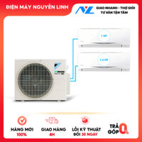 HỆ THỐNG MÁY LẠNH DAIKIN MULTI S INVERTER 2.0HP - 1 DÀN NÓNG 2 DÀN LẠNH (1.0 + 1.5HP)