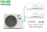 Hệ Thống Máy Lạnh Multi S Daikin Inverter Combo 3HP + 02 dàn lạnh 1.5HP – MKC70SVMV/CTKC35RVMV+CTKC35RVMV – Hàng Chính Hãng – Chỉ giao tại TP.HCM