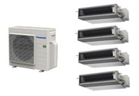 Hệ thống Máy lạnh Panasonic Multi Split Inverter 1 Dàn nóng CU-3U27YBZ 3.0 HP + 3 Dàn lạnh CS-MU9YD3Z 1.0 HP