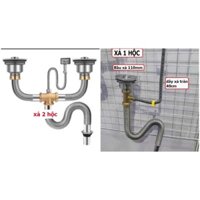 HỆ THỐNG THOÁT NƯỚC NHÀ BẾP ĐÔI -XI PHÔNG, ỐNG THOÁT NƯỚC BỒN RỬA CHÉN INOX 110MM