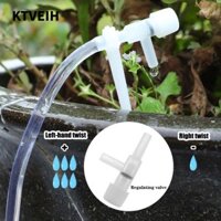 Hệ thống tưới cây KTVEIH, Bộ tưới nhỏ giọt vườn 10 / 20 / 30M có thể điều chỉnh, với van điều chỉnh Ống 4 / 7mm Thiết bị tưới cây trồng trong chậu nhà kính