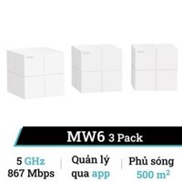 Hệ thống Wifi Mesh cho toàn ngôi nhà AC1200 Tenda - MW6 (3 Pack)