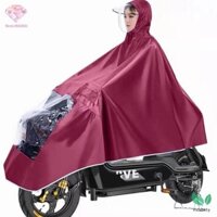 Heabety Xe Điện Poncho Xe Phóng To Và Dày Đơn Vuông Áo Mưa Nam Nữ Xe Đạp Áo Mưa Mới
