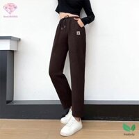 Heabety Xuân Thu Mới Cao Cấp Chân Thẳng Giảm Béo Thường Ngày Quần Dành Cho Nữ Thời Trang Mẹ Attire Harem Quần Mới