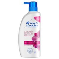 HEAD & SHOULDERS Dầu Gội Làm Sạch Gàu Suôn Mềm Óng Mượt (625ml)