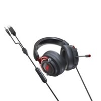 Headphone AOC GH210 Gaming Box (1 jack 3.5mm TRRS Headset + Jack USB LED, Kèm cáp gộp audio)