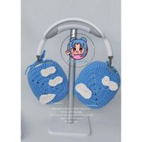 Headphone cover cloud🎧 Vỏ bọc tai nghe móc len hình đám mây độc đáo trang trí cho tai nghe airpod samsung pixel sony