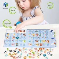 Healmeyou 78 Chiếc Phù Hợp Trò Chơi Chữ Cái Đồ Chơi, Chữ Cái ABC Bảng Chữ Cái Trò Chơi Đánh vần, Máy Trợ Giảng Hoạt Hình Động Vật Nhiều Màu Sắc Chữ Phù Hợp Trò Chơi Từ Trò Chơi Giáo Dục