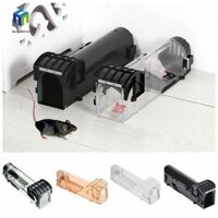 Healmeyou Bẫy chuột tự khóa, Bẫy động vật gặm nhấm kiểm soát dịch hại đuổi côn trùng, Sân vườn tán xạ bằng nhựa thông minh chung