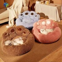 Healmeyou Bear Paw Pet Sofa, Hình con gấu dễ thương Hình chân cho chó cưng Giường Sofa, Giường cũi cho chó ấm áp Mềm mại thoải mái Giỏ giường cho chó Mèo