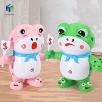 Healmeyou Ếch Heo Đất, Hộp Đựng Tiền Ếch Chống Thả Trang Trí, Bộ Sưu Tập Sáng Tạo Ếch Nhựa Dễ Thương Tiết Kiệm Xe Tăng Trang Trí Nhà Cửa