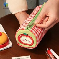 Healmeyou Hộp Đựng Bút Thêu, Túi Bảo Quản Để Bàn Bánh Cuộn Hộp Đựng Bút Chì, Hộp Văn Phòng Phẩm Dung Tích Lớn Dễ Thương Hình Gối Túi Bảo Quản Văn Phòng Phẩm Học Sinh