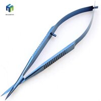 Healmeyou Kéo Microscope Extra Sharp Titanium Speculums Kéo phẫu thuật Nha khoa Mí mắt Dụng cụ nhãn khoa