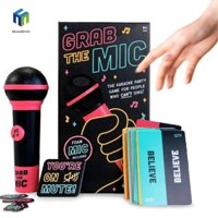 Healmeyou Lấy Mic Board Games, 2-10 Người Chơi Micro Vui Vẻ Trò Chơi Karaoke Gia Đình, Dễ Học Trứng May Mắn Thú Vị Tiệc Gia Đình Ca Sĩ Xấu Trò Chơi Bảng Đồ Chơi Trẻ Em