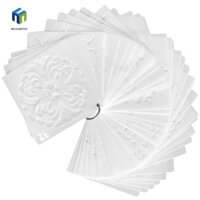 Healmeyou Mandala Họa Tiết Nhựa Sơn Trang Trí Album Trang Trí Thêu Sò Thủ Công Làm Thẻ 36 / 56 Chiếc Rỗng
