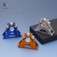 Healmeyou Tay Spinner Bánh xe đu quay, Cối xay gió Con lắc đôi Đầu ngón tay Con quay hồi chuyển Cơ khí, Dụng cụ tập trung ADHD Đầu ngón tay Con quay hồi chuyển Kim loại Con quay hồi chuyển bánh xe Đồ chơi cổ điển