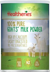 Healtheries Goats milk Powder - Sữa dê nguyên chất Healtheries - 450g