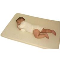 Healthy Body Head To Toe Organic EcoWool Topped Latex Infant Mattress - Mini Cradle 15 x 33 x 2