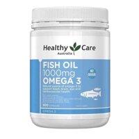 Healthy care fish oil 1000mg omega 3 (chai 400 viên)