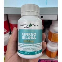 Healthy Care Ginkgo Biloba 6000mg - Viên uống bổ não của Úc ( 6000 HC HC )